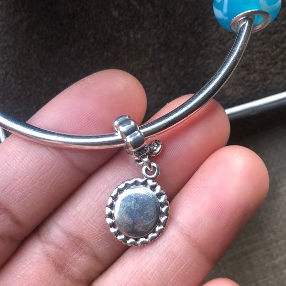 Authentic Pandora Bangle Bracelet w/ 13 Charms Jewelry - Picture 7 of 11